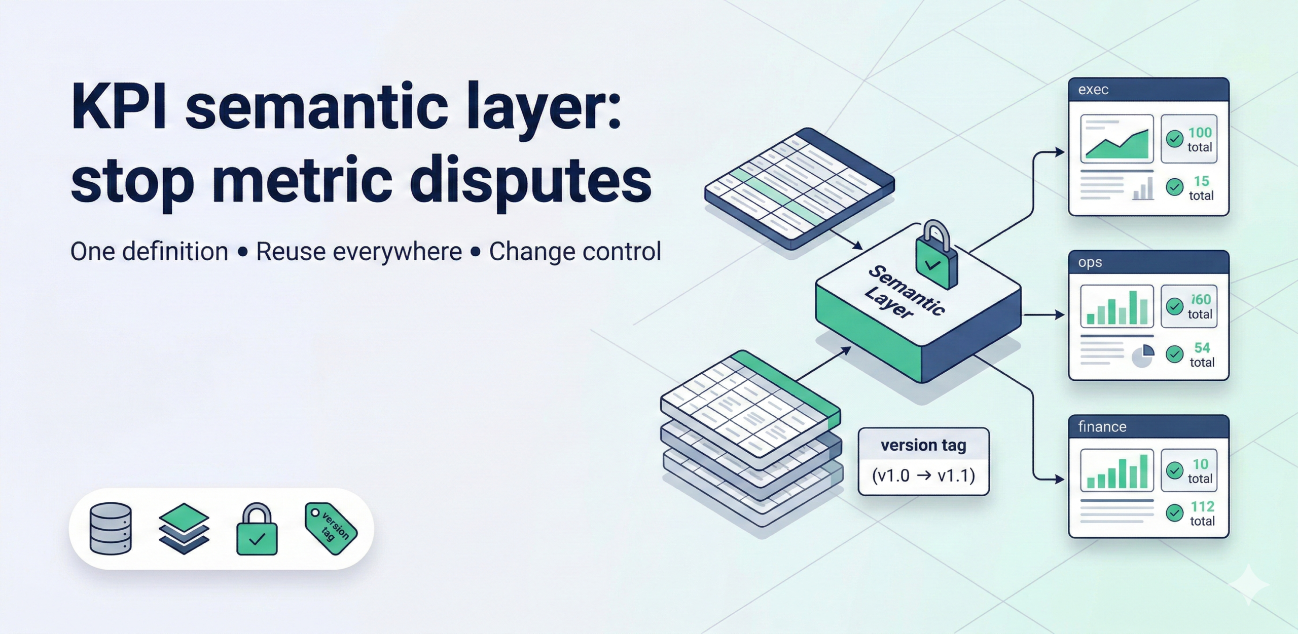 How to build a KPI semantic layer that prevents metric disputes